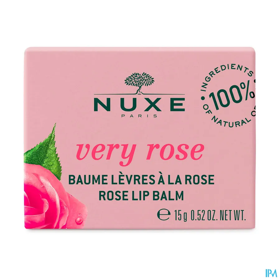 packshot van Nuxe Very Rose Lip Balm Rose 15g