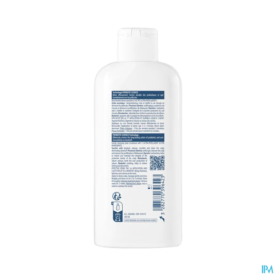 packshot van Ducray Kelual Squanorm Sh Vette Schilfers 200 ml