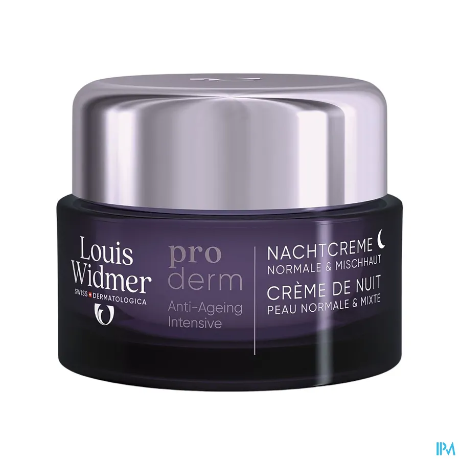 productshot van Louis Widmer Proderm Nachtcrème 50 ml - met parfum
