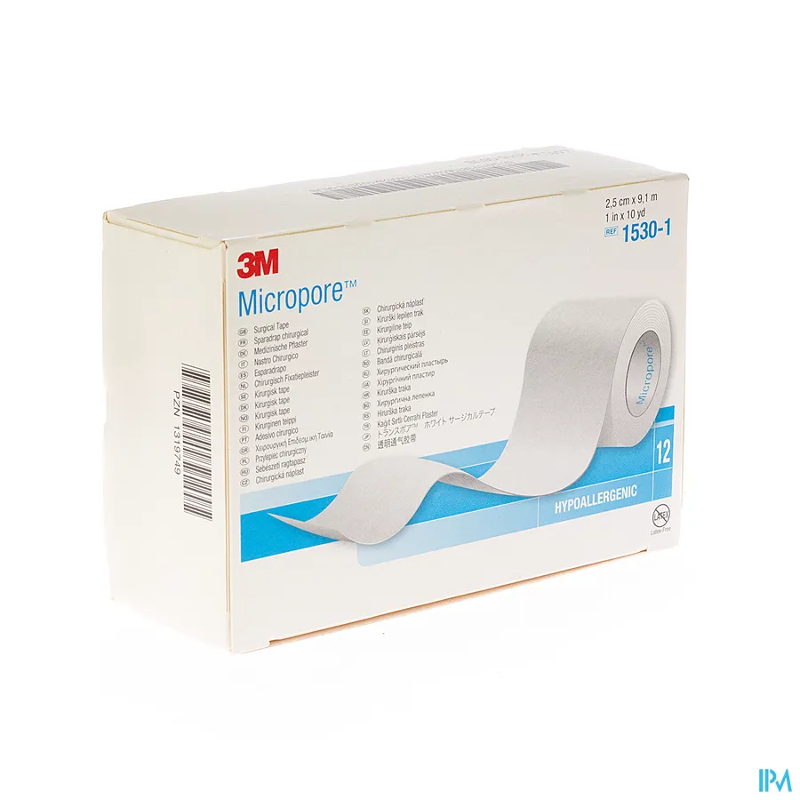 packshot van Micropore 25mm x 9,14m