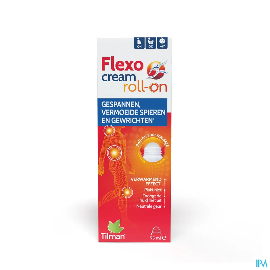 packshot van Flexo Cream Roll-On 75 ml