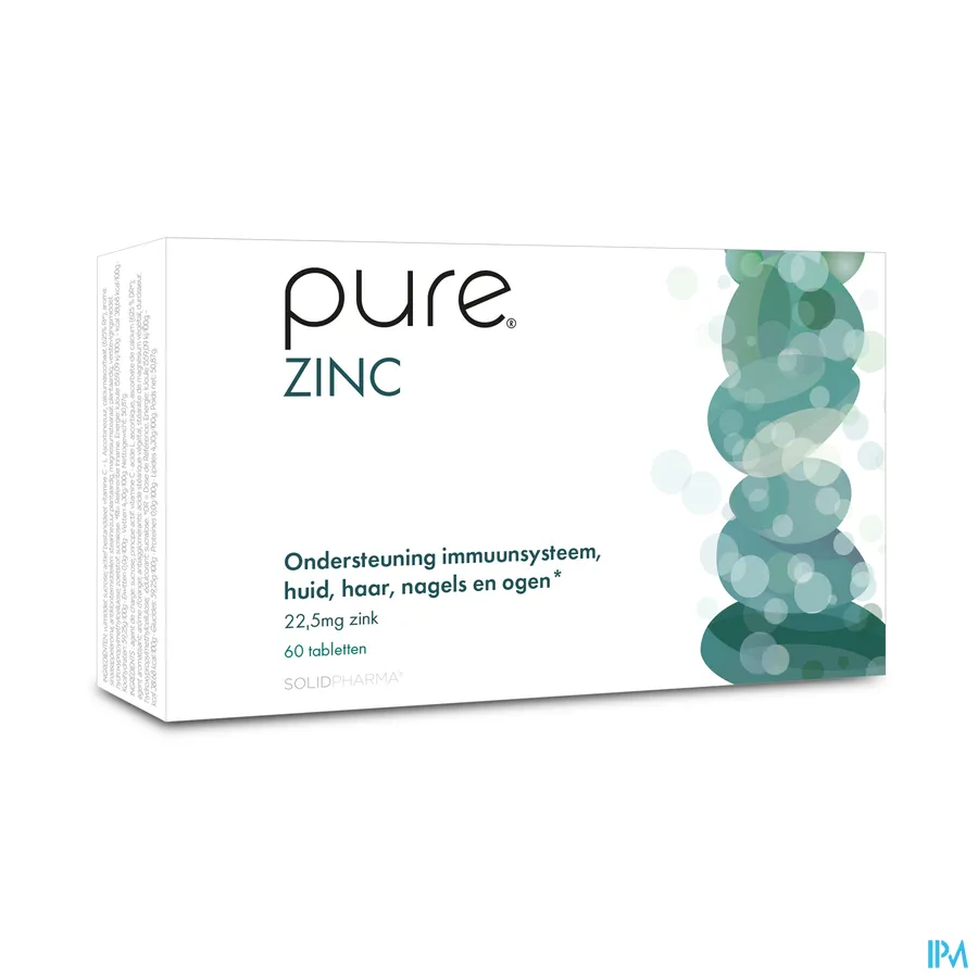 packshot van Pure Zinc 60 Tabletten