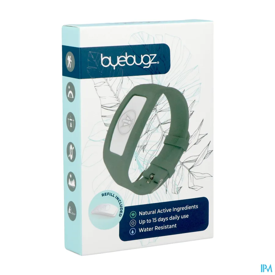packshot van Byebugz Bangles Jungle Green 1 stuk