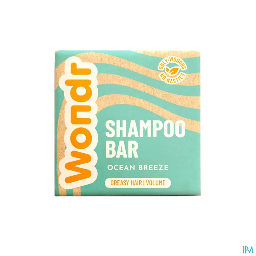 packshot van WONDR Shampoo Bar Ocean Breeze 55 g