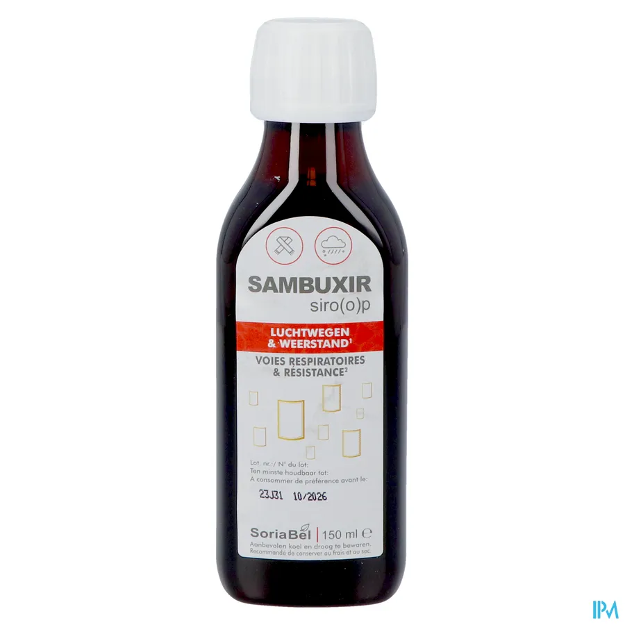 productshot van Soria Sambuxir Siroop 150 ml