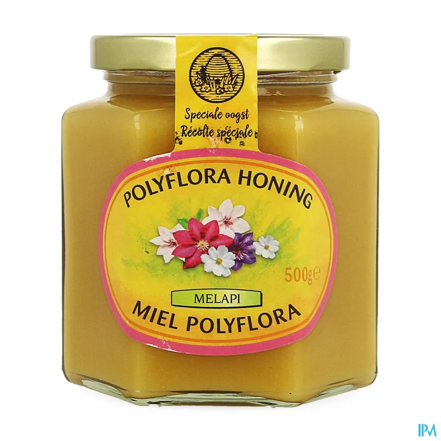 packshot van Melapi Polyflora Honing 500 g