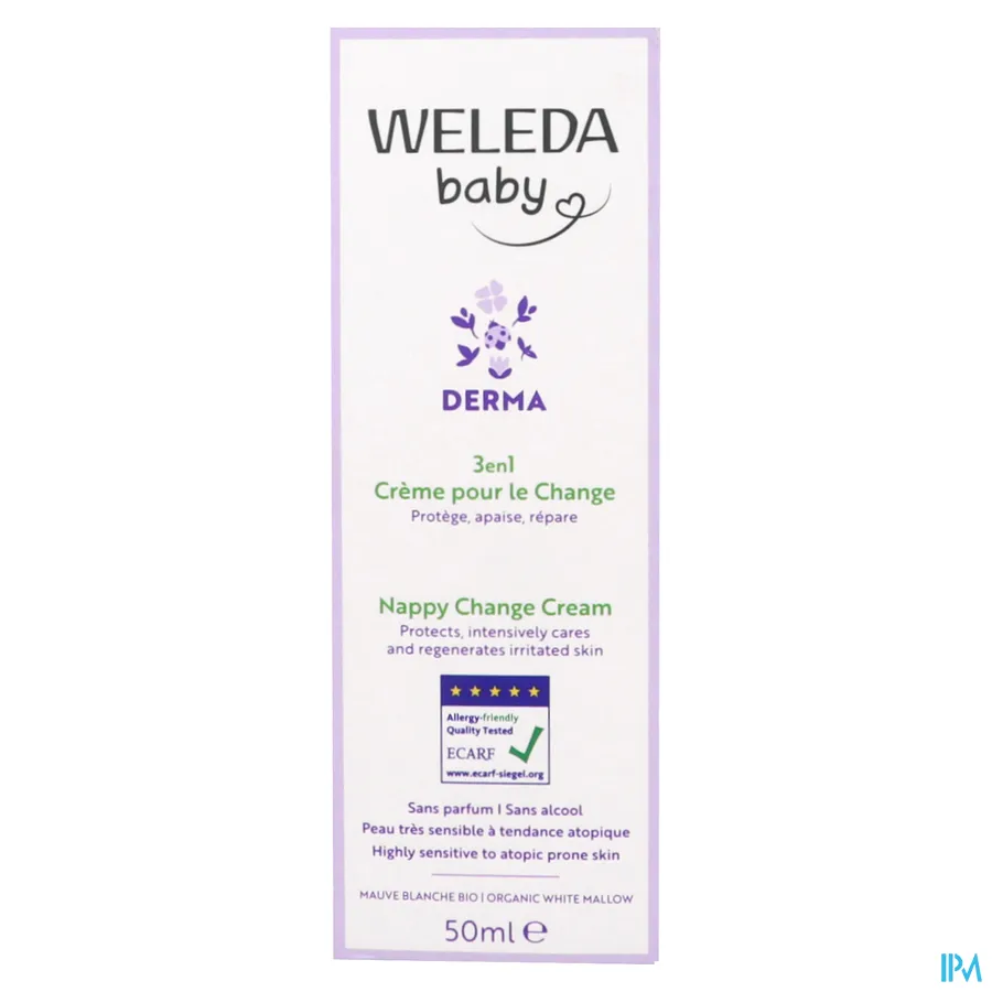 packshot van Weleda Baby Derma 3in1 Billenbalsem 50 ml