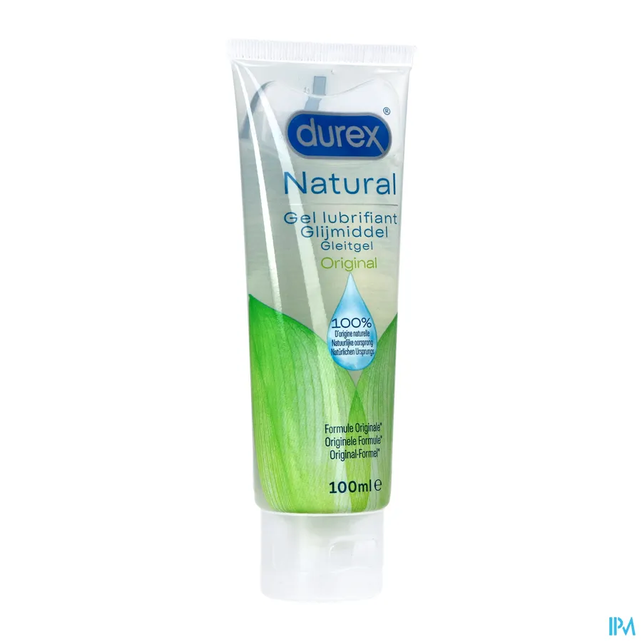 packshot van Durex Naturel Glijmiddel - 100% Natuurlijke Hydraterende Formule - 100 ml