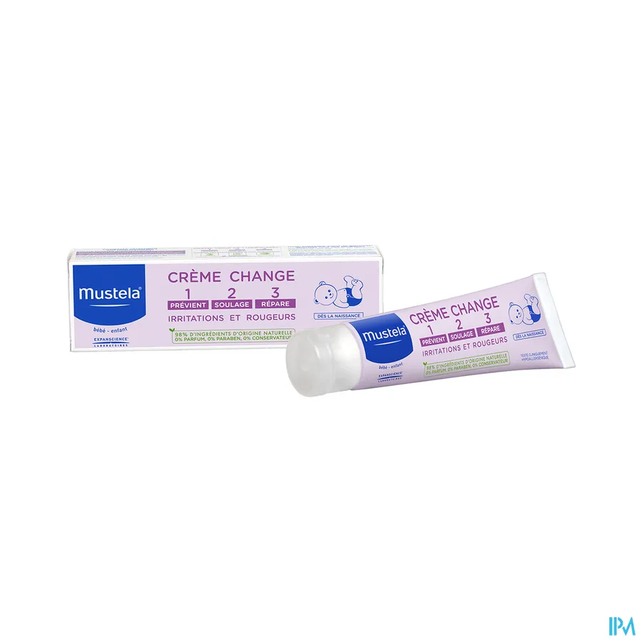 productshot van Mustela Baby Creme Voor Luierwissel 100ml
