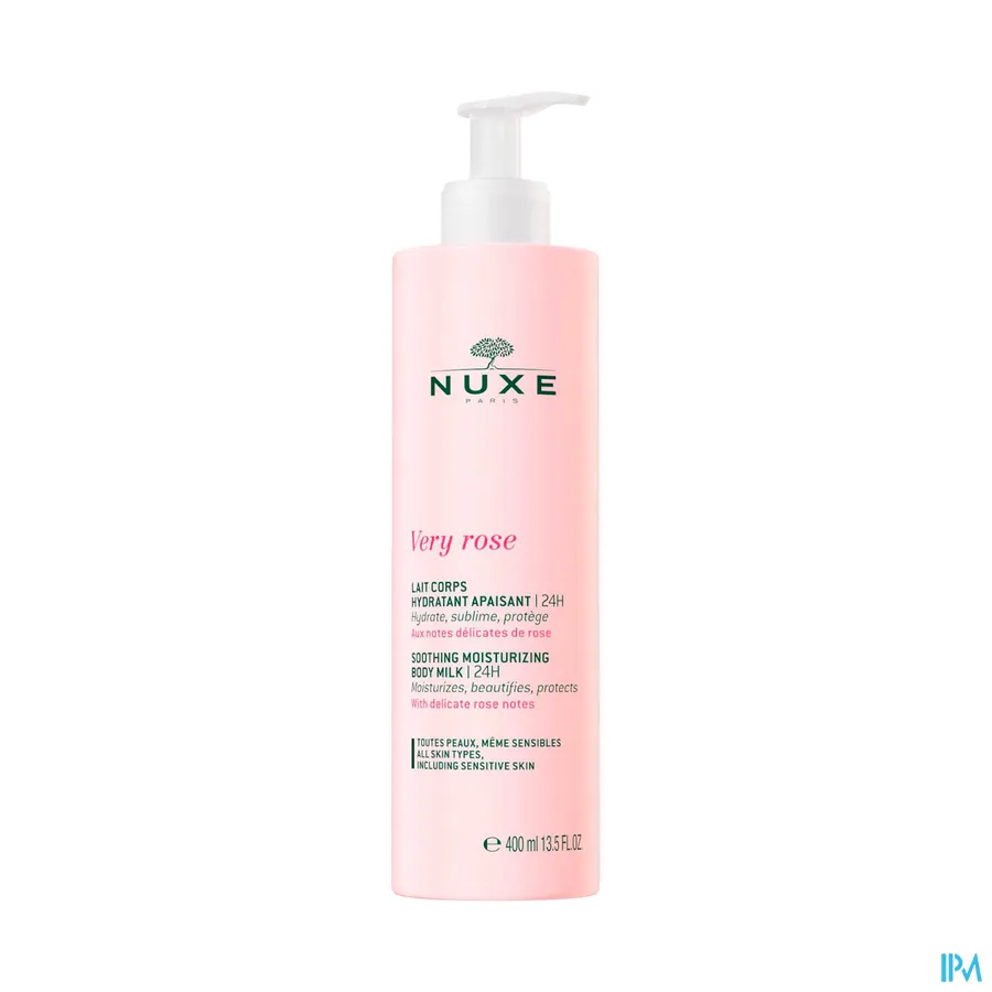 productshot van Nuxe Very Rose Body Lotion 400 ml