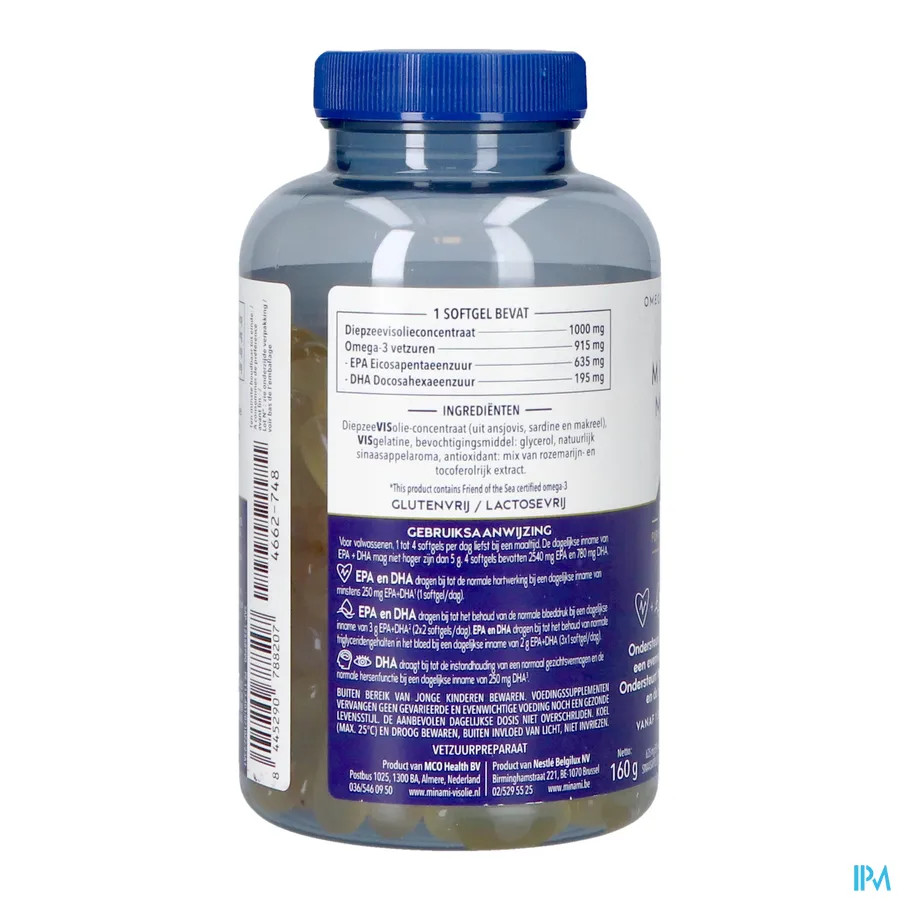 packshot van Minami MorEPA Plus 120 softgels