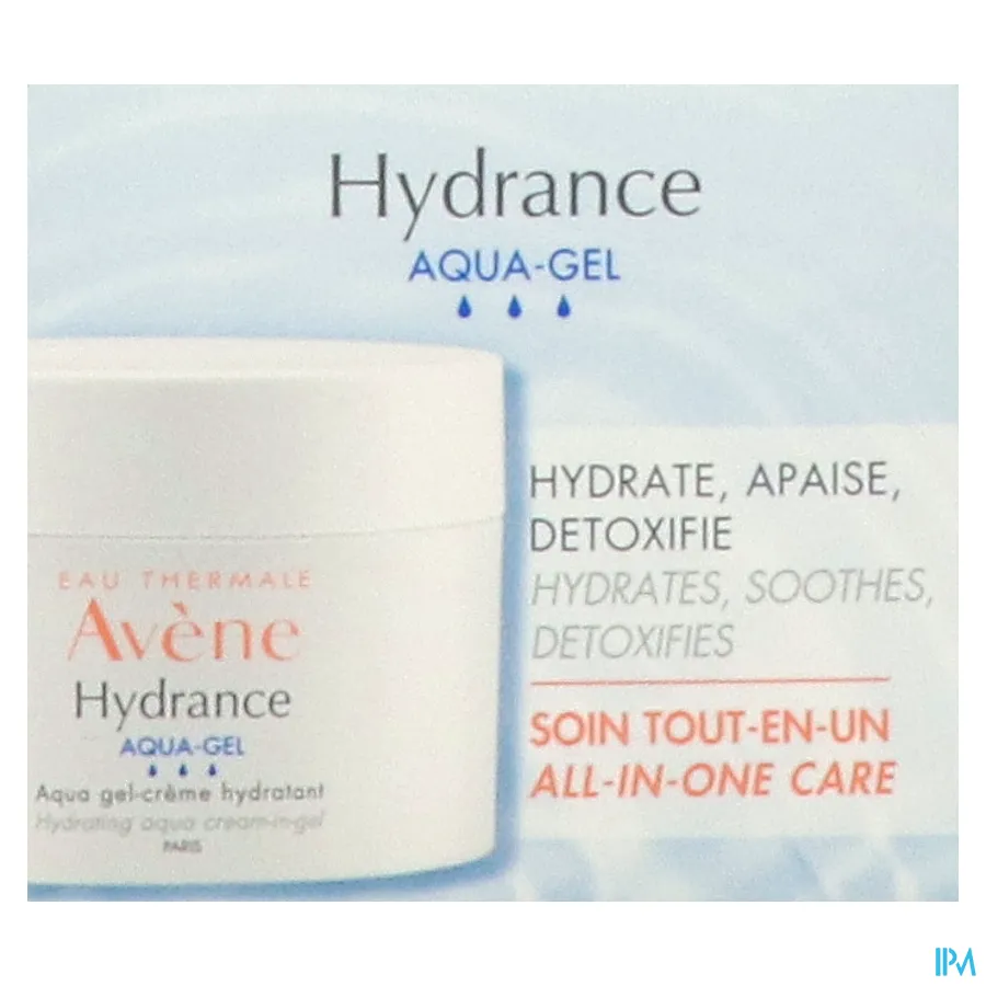 packshot van Avène Hydrance Hydraterende Aqua Gel-Crème 50 ml