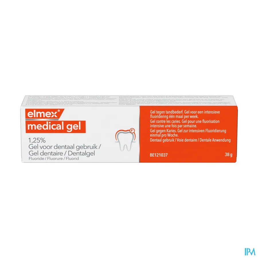 packshot van Elmex Medical Dentaal Gel 1,25% Tube 38g