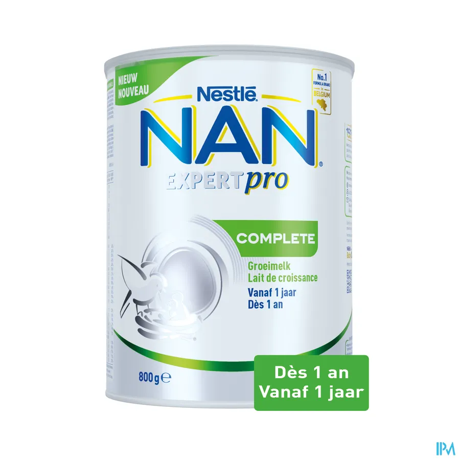 packshot van Nan Complete Groeimelk 800 g