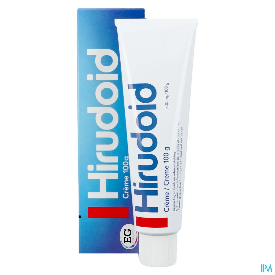 productshot van Hirudoid 100g crème