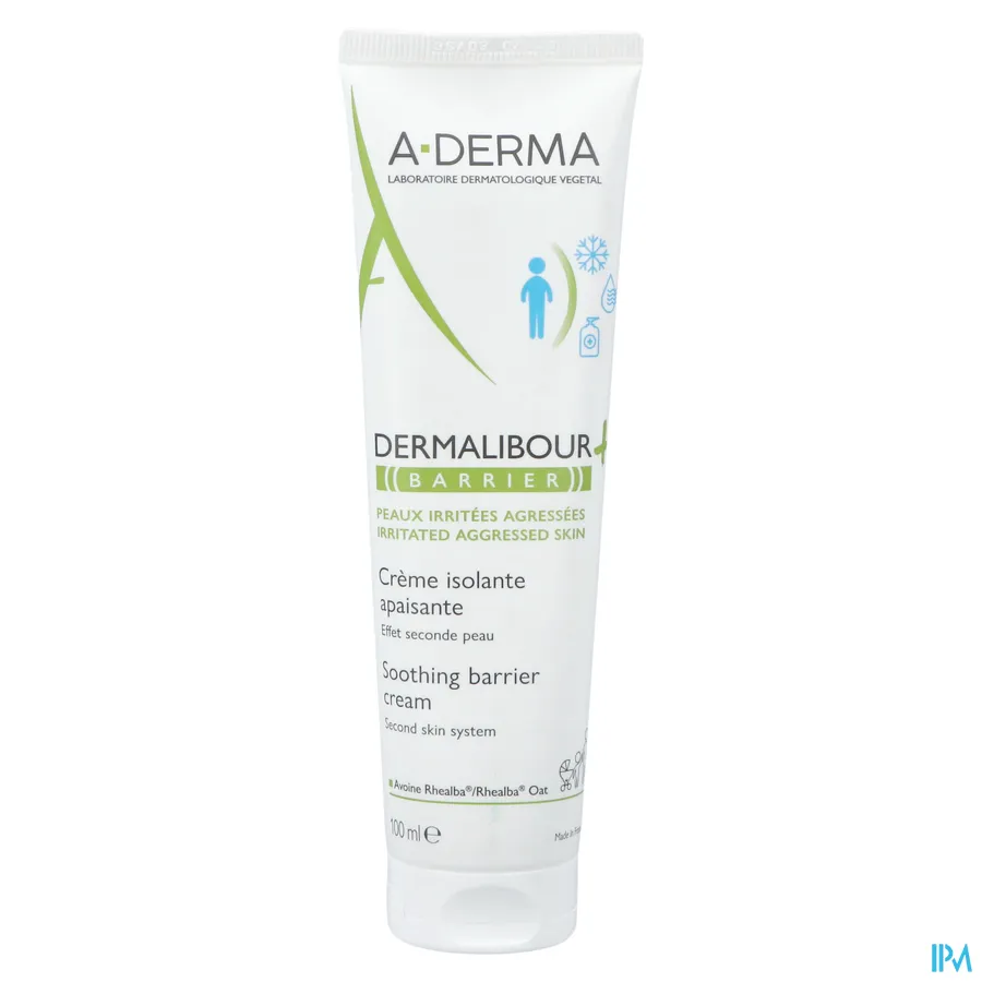 packshot van A-Derma Dermalibour+ Barrier Isolerende Crème 100 ml