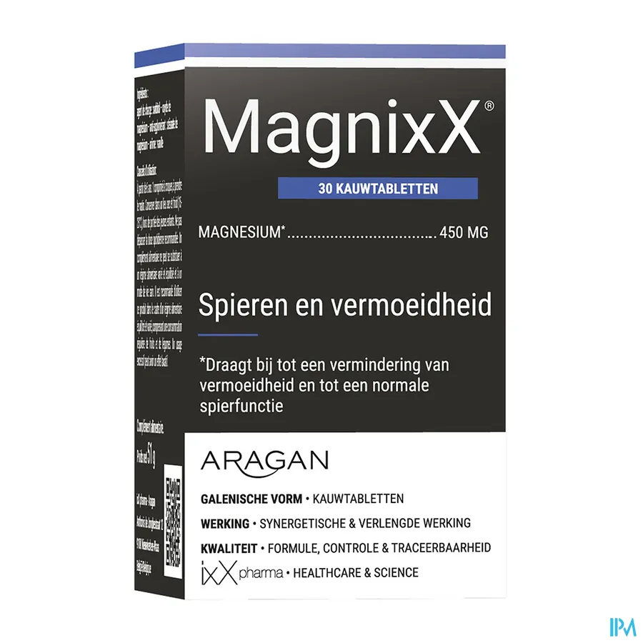 packshot van MagnixX 30 kauwtabletten
