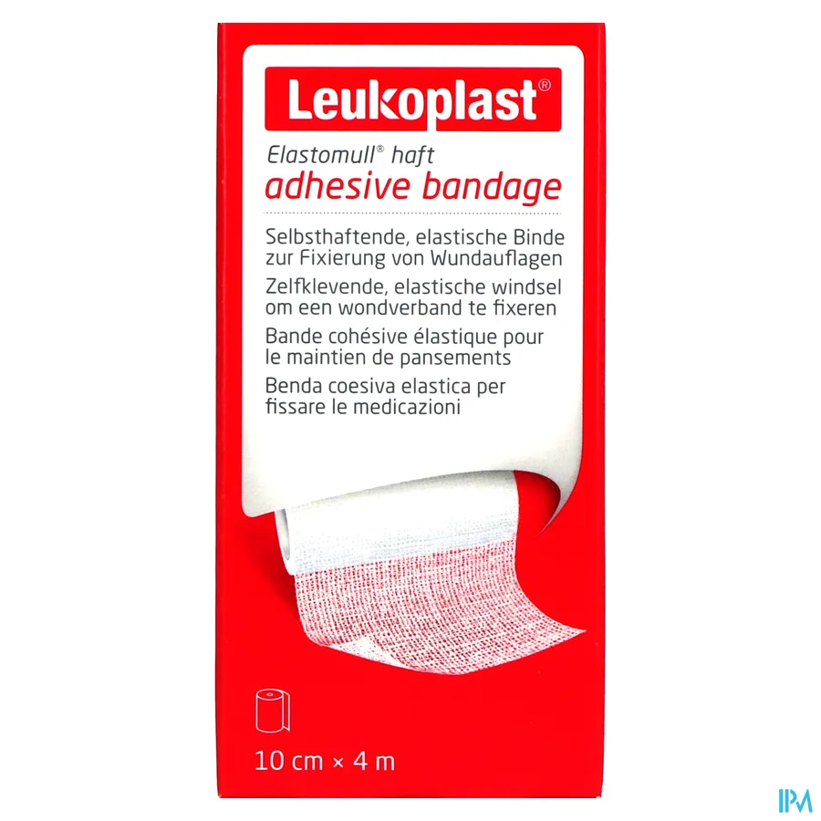 packshot van Elastomull Haft 10cmx4m 1 Leukoplast