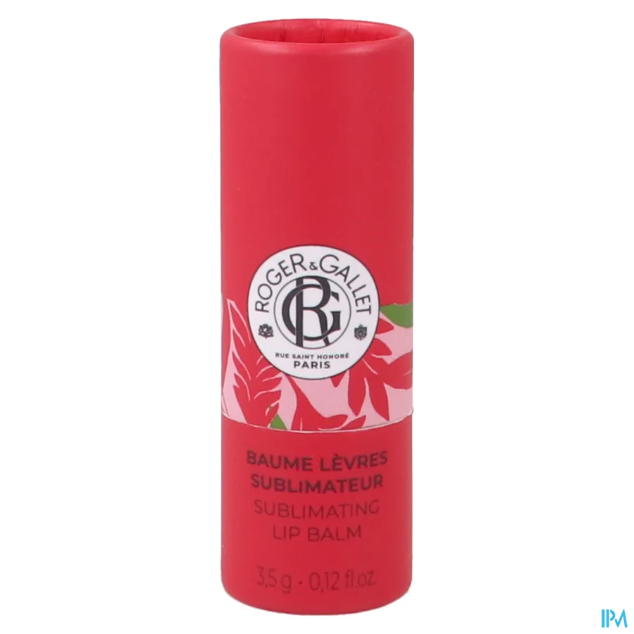 packshot van Roger & Gallet Lippenbalsem 3,5 g Gingembre Rouge