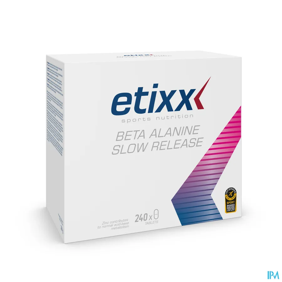 packshot van Etixx Beta Alanine Slow Release 240 Tabletten