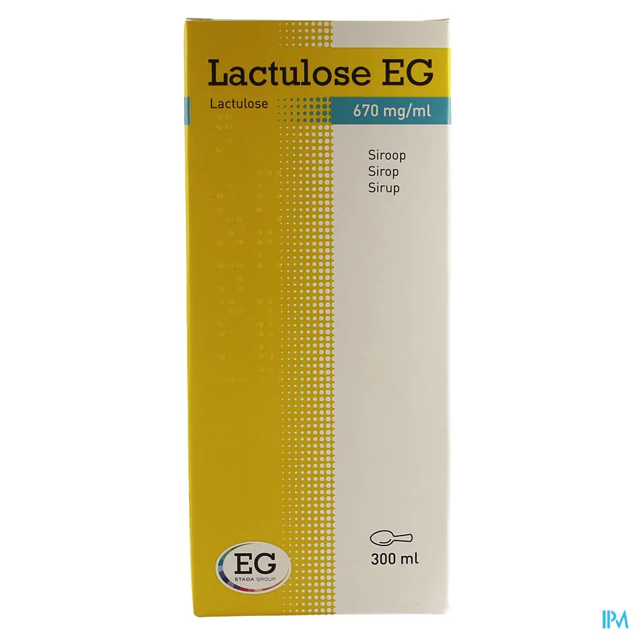 packshot van Lactulose EG Siroop 300 ml