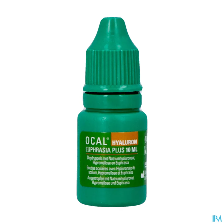 productshot van Ocal Hyaluron Euphrasia Plus 10ml 10 ml