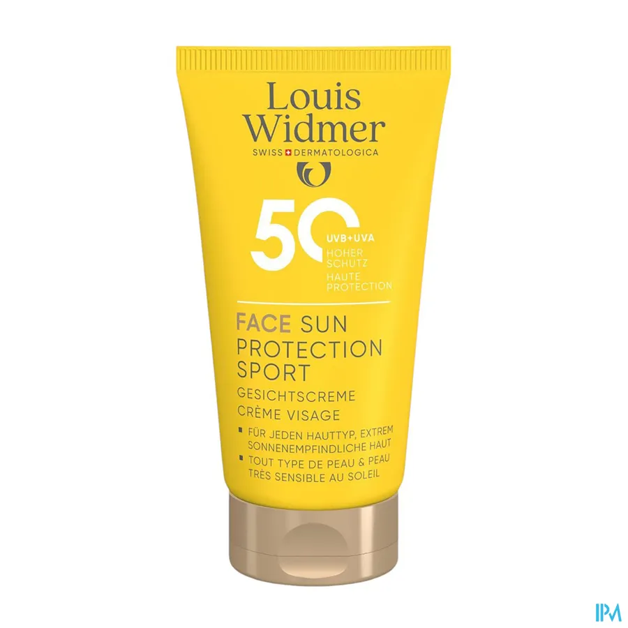 productshot van Widmer Face Sun Protection Sport SPF50 50 ml