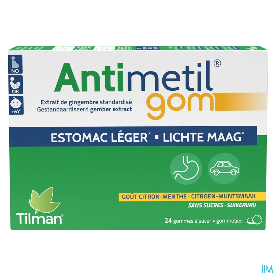 packshot van Tilman Antimetil 24 gommetjes