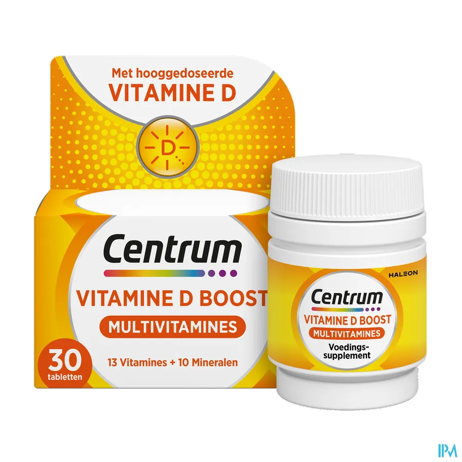 productshot van Centrum Vitamine D Boost 30 tabletten