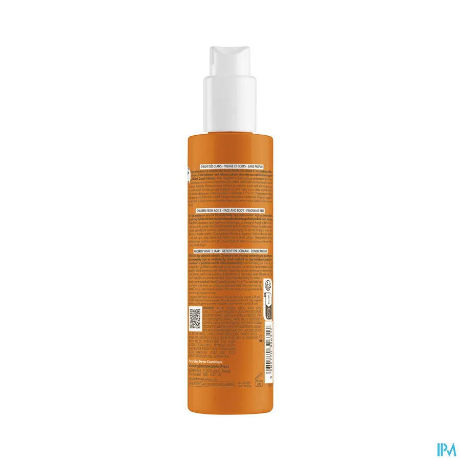 productshot van Avène Zonnespray voor Kinderen SPF 50+ 200 ml