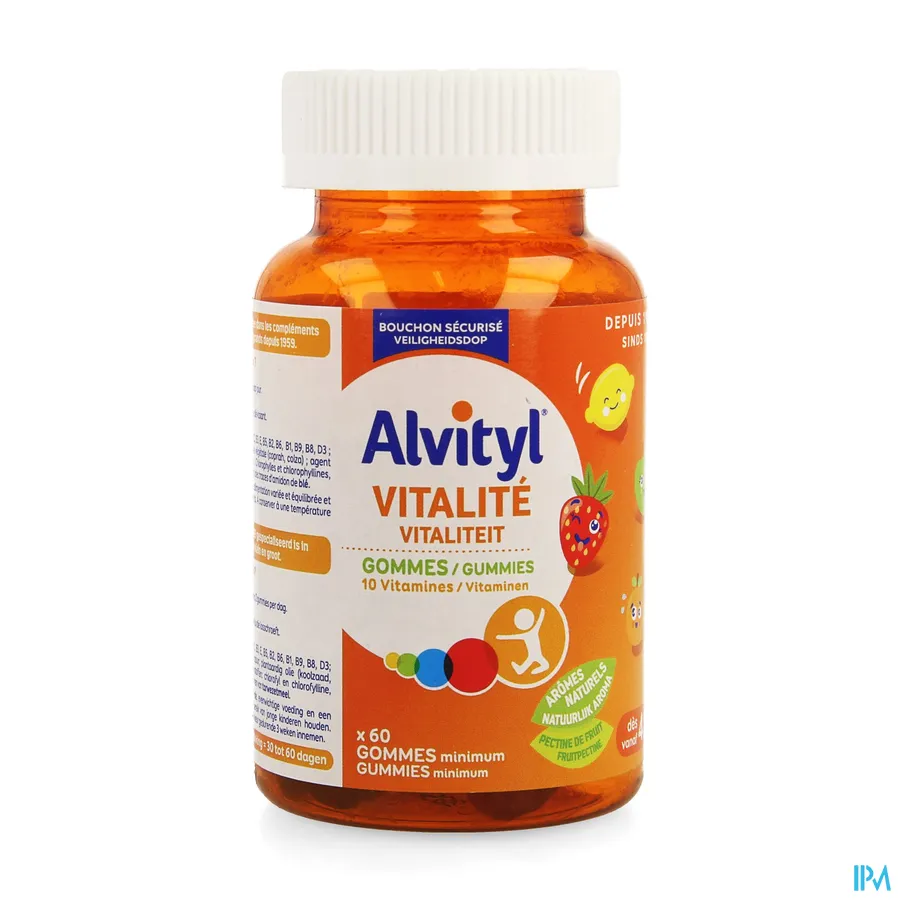 packshot van Alvityl Vitaliteit Gummies 60 gummies