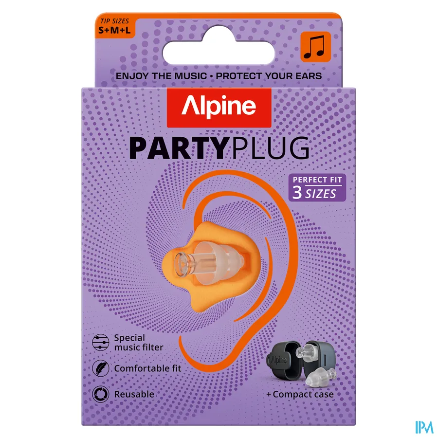 packshot van Alpine PartyPlug Oordoppen 1 paar