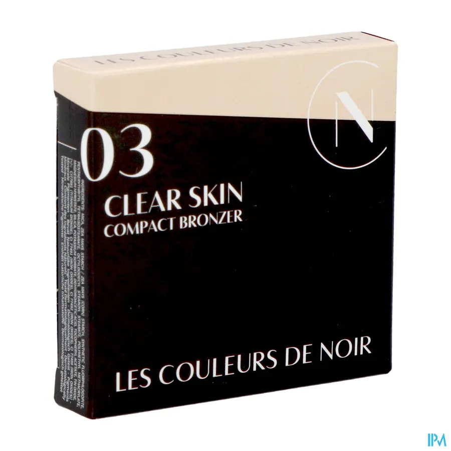 packshot van Couleurs de Noir Clear Skin Compact Bronzer 03 Bronze