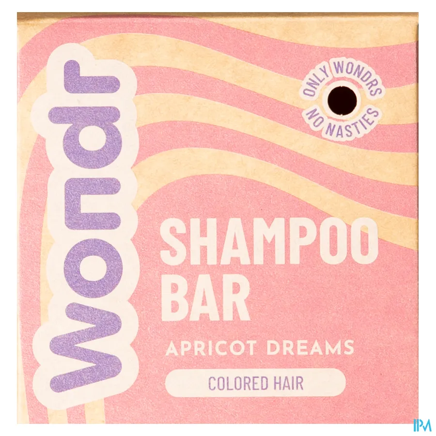 packshot van WONDR Shampoo Bar Apricot Dreams 1 stuk