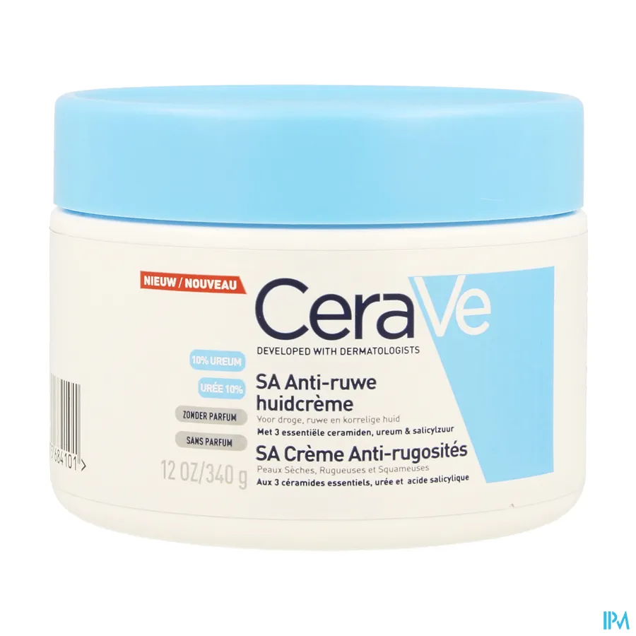 packshot van CeraVe SA Anti-Ruwe Huid Crème 340 g