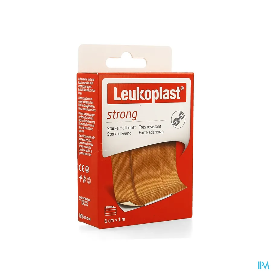 packshot van Leukoplast Strong 6 cm x 1 m 1 stuk