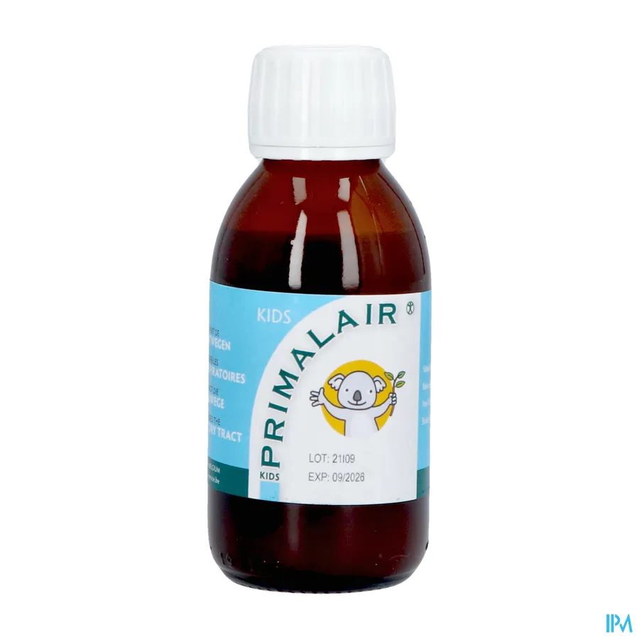 productshot van Primalair Kids voor de Luchtwegen 120 ml