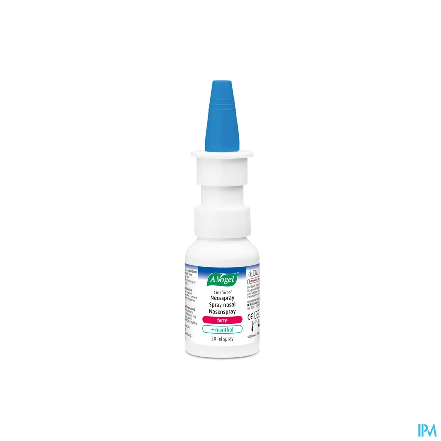 productshot van A. Vogel Cinuforce Neusspray Forte + Menthol 20 ml