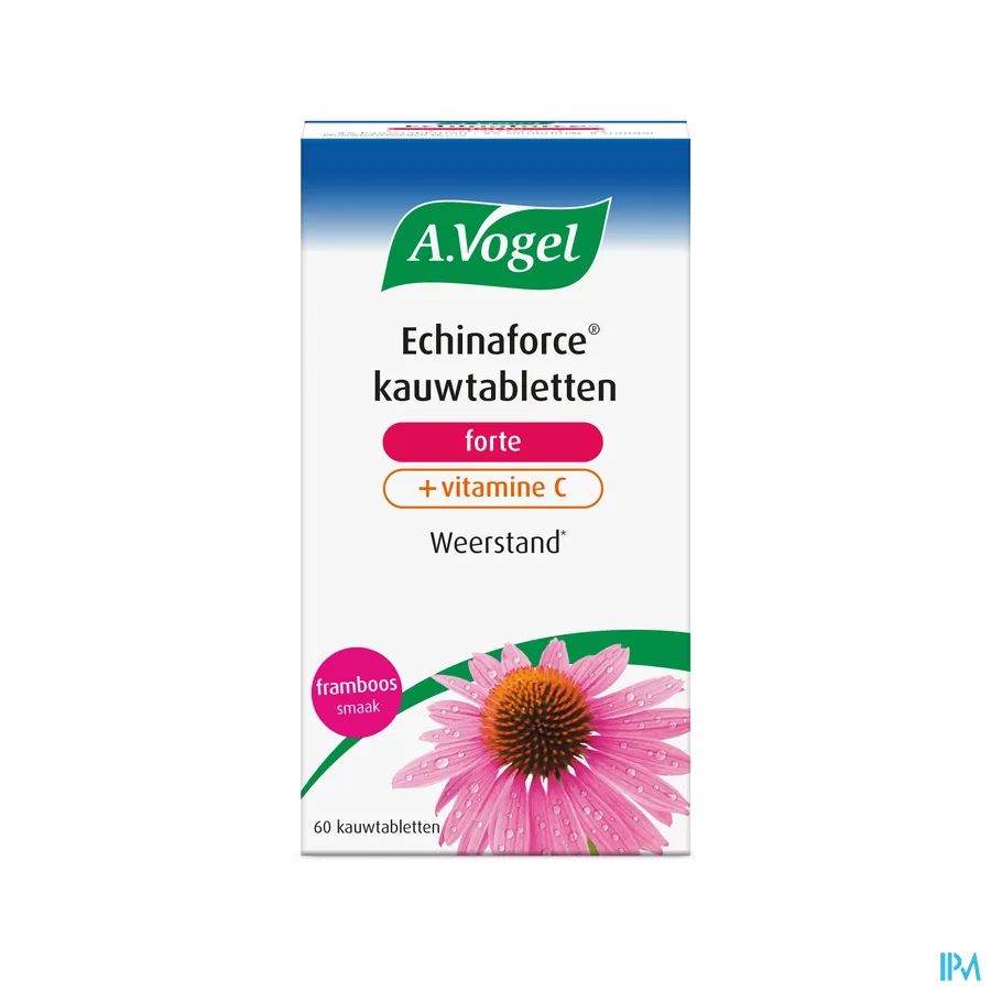 packshot van A. Vogel Echinaforce Forte + Vitamine C 60 kauwtabletten