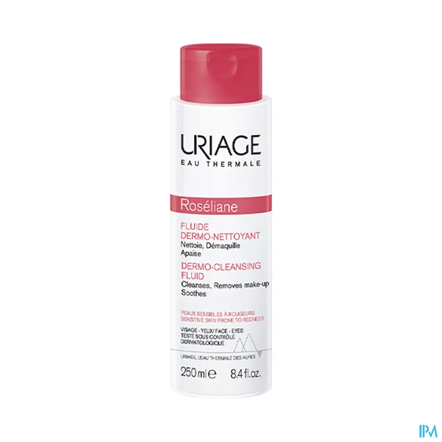 packshot van Uriage Roseliane Reinigende Fluid 250 ml