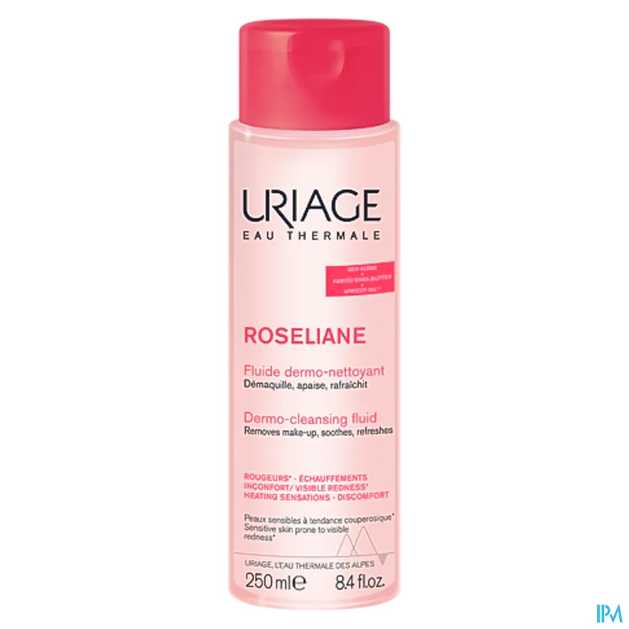 packshot van Uriage Roseliane Reinigende Fluid 250 ml
