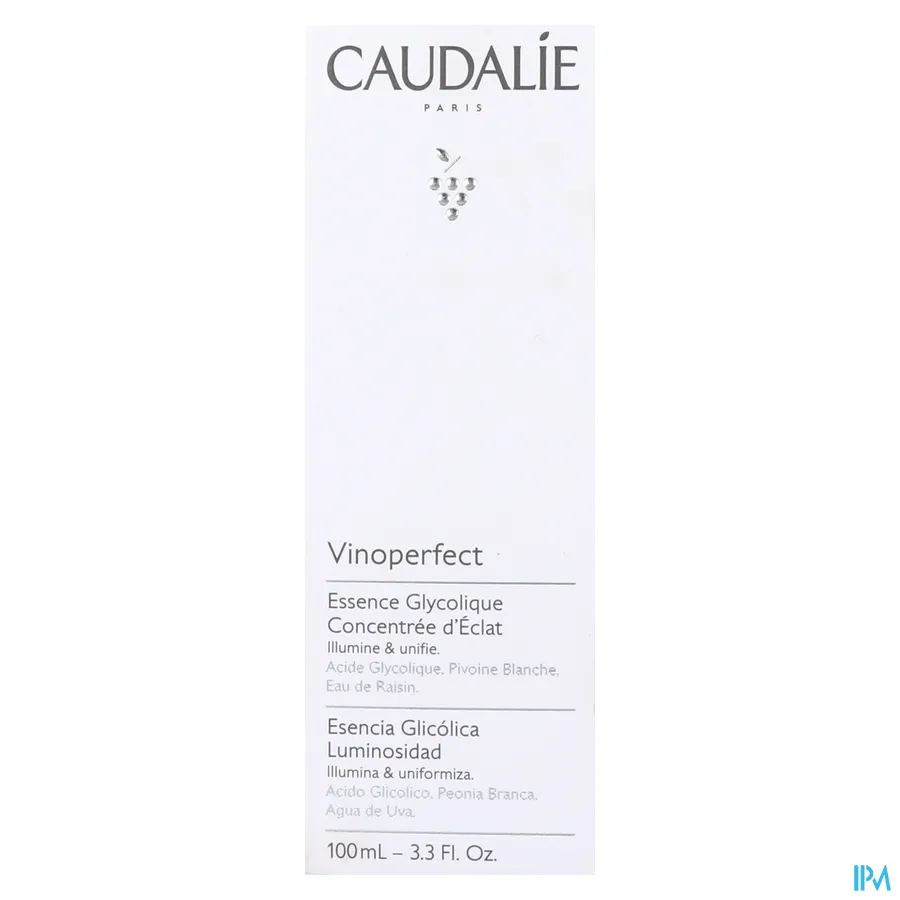 packshot van Caudalie Vinoperfect Geconc. glycolic Essence 100 ml