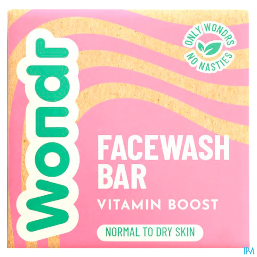 packshot van WONDR Facewash Bar Vitamin Boost 82 g
