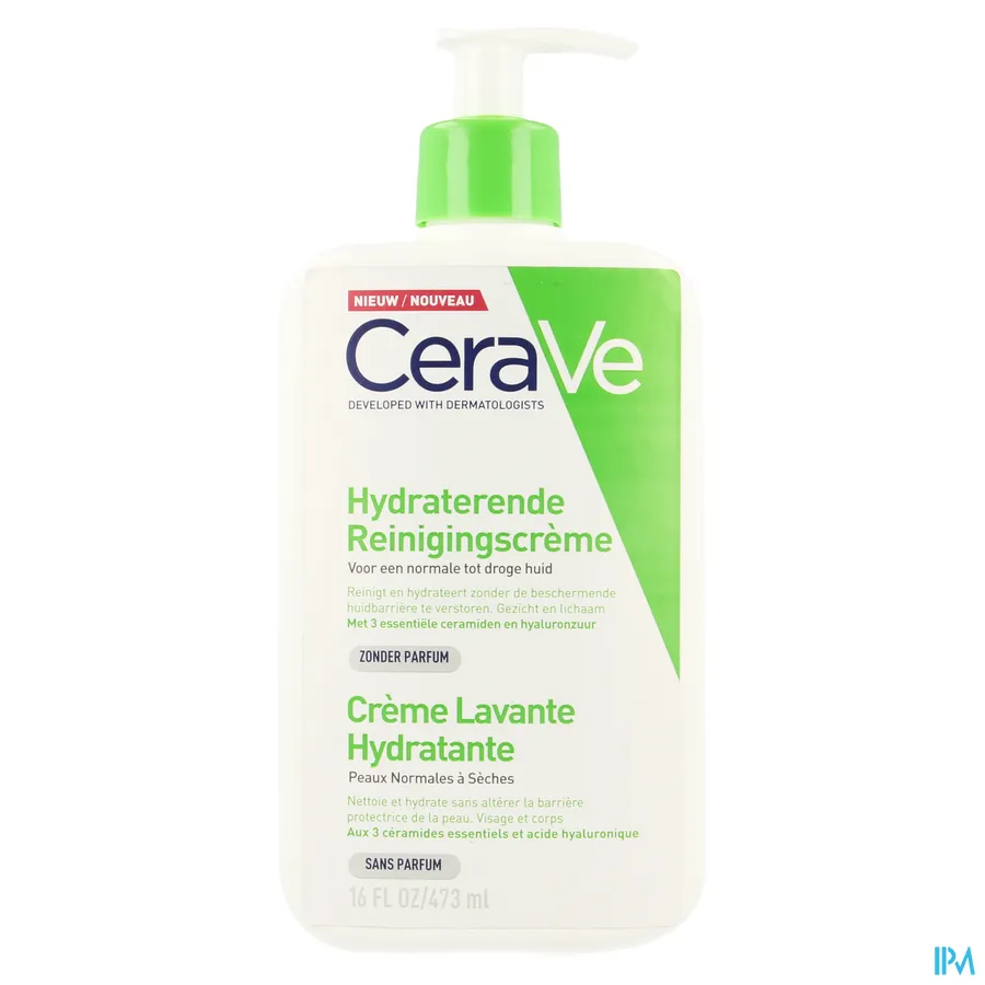 packshot van CeraVe Hydraterende Reinigingscrème 473 ml