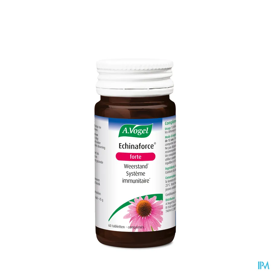 packshot van A. Vogel Echinaforce Forte voor Weerstand 60 Tabletten