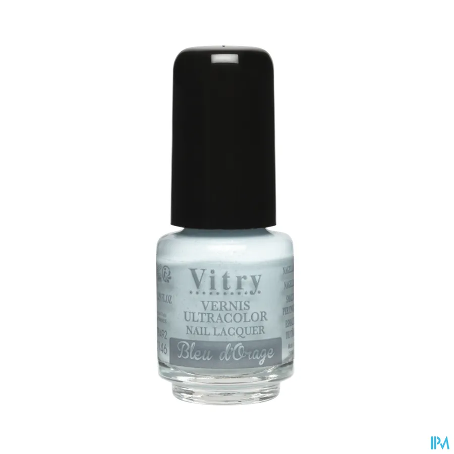packshot van Vitry Nagellak 146 Bleu d'Orage 4 ml