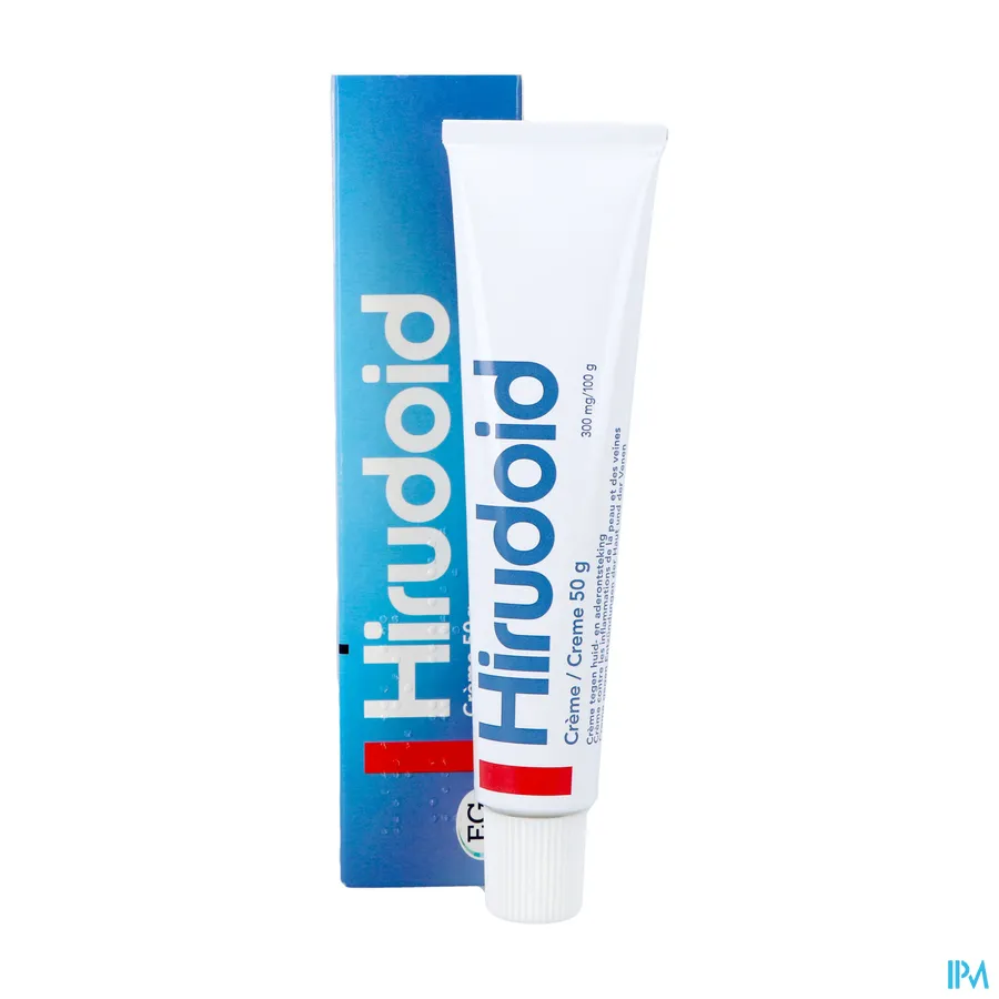 productshot van Hirudoid 50g crème