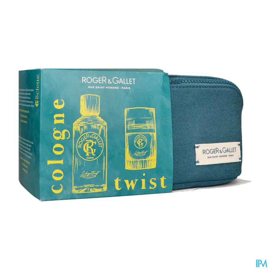 packshot van Roger & gallet Kerstset Twist Edt 100ml+deo 50g