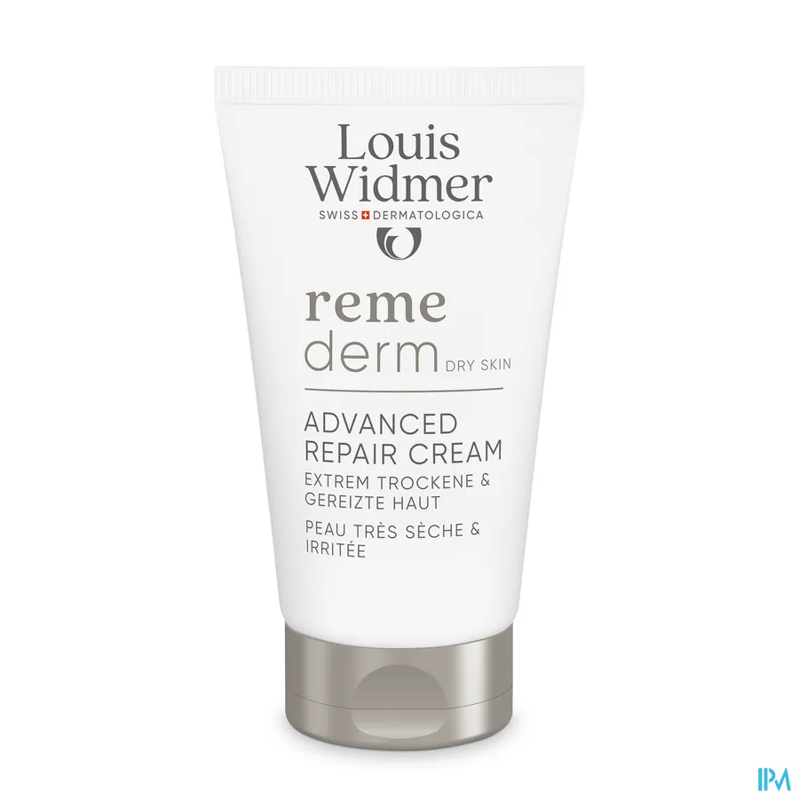 productshot van Louis Widmer Remederm Dry Skin Advanced Repair Cream 40 ml - zonder parfum