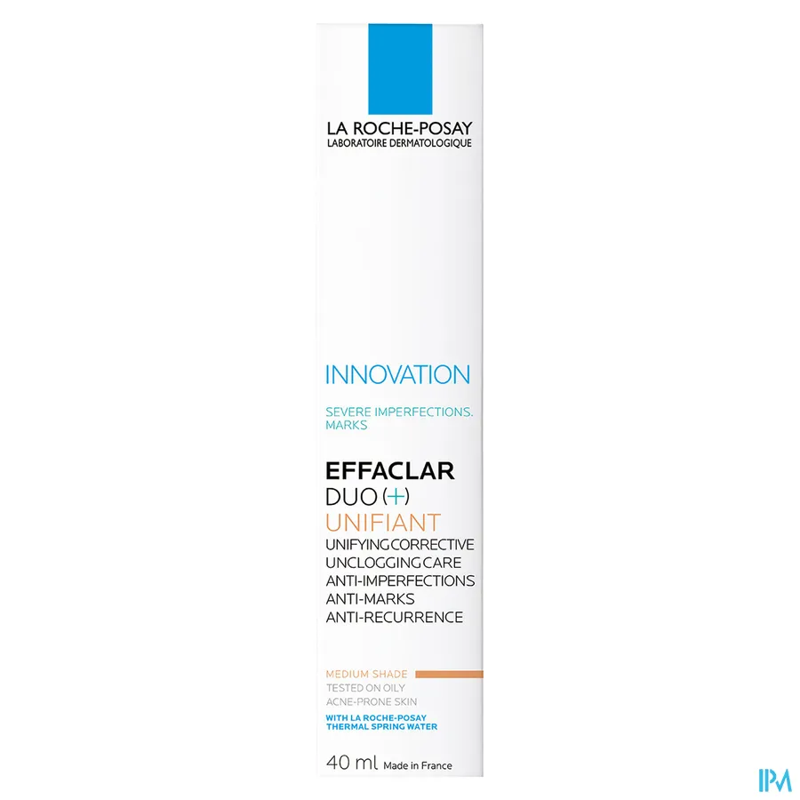 packshot van La Roche-Posay Effaclar Duo+ Unifiant Medium 40 ml